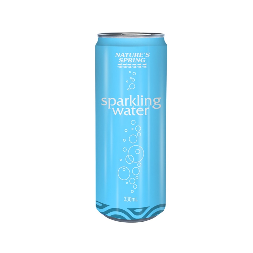 Nature's Spring Sparkling Water 330 mL | Shopee Philippines