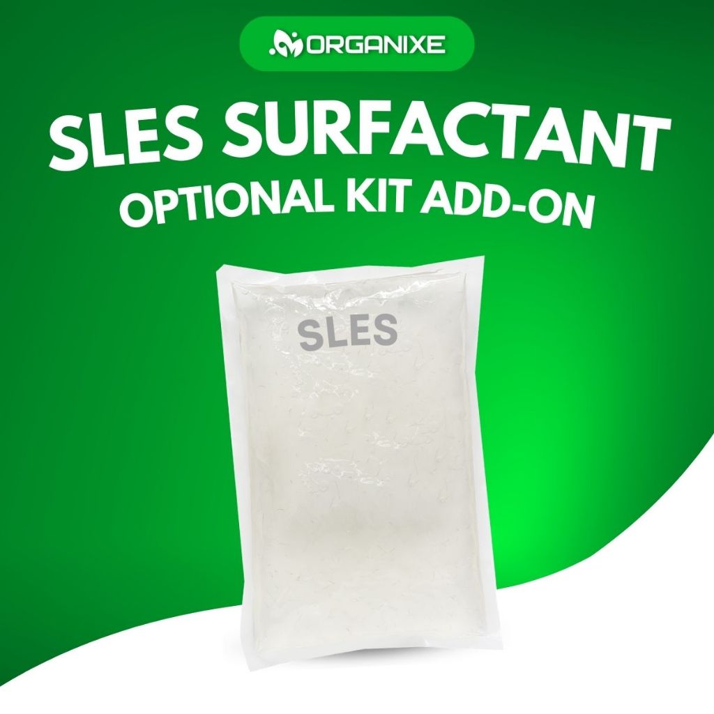 Organixe SLES Surfactant Agent 1kg Sodium Lauryl Ether Sulfate for DIY