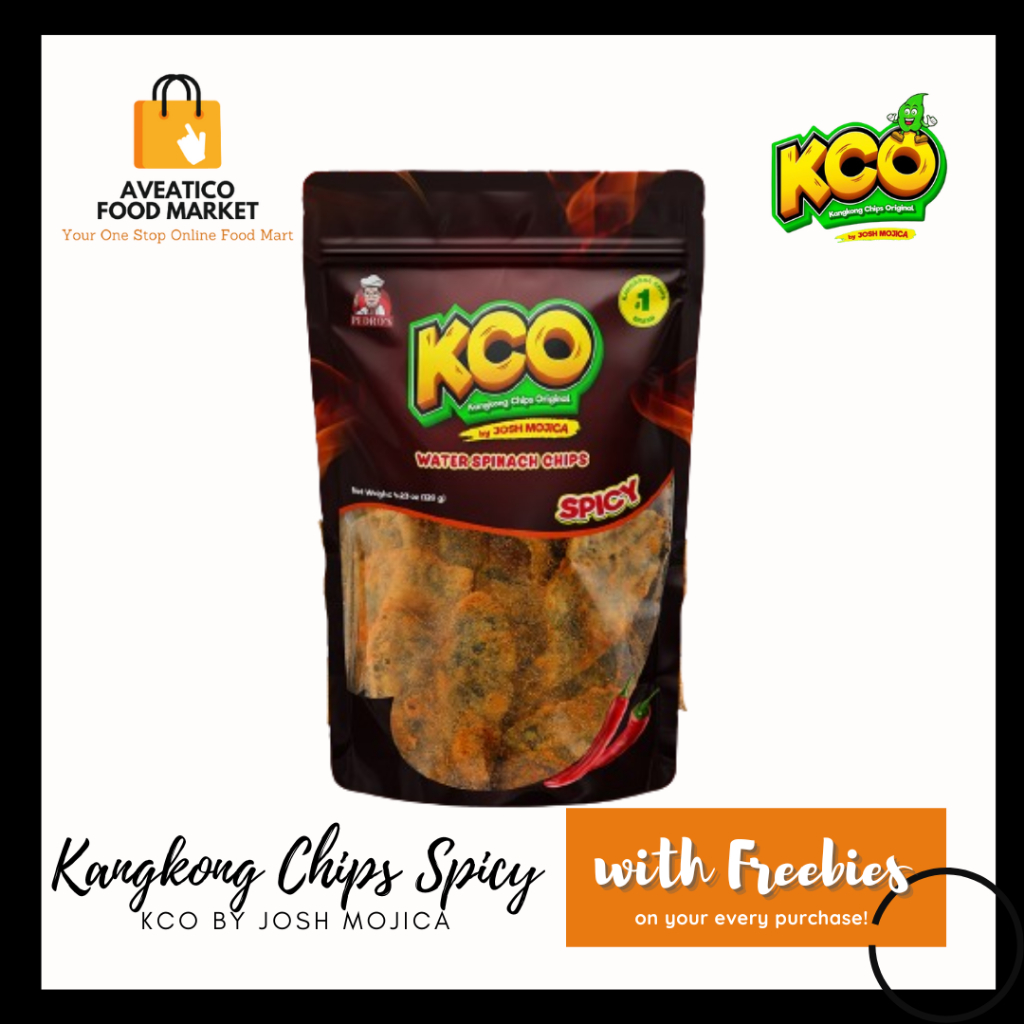 (COD) Kangkong Chips SPICY Flavor Kangkong Chips Original by Josh