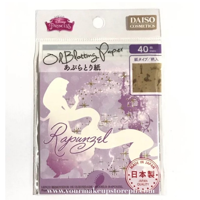 DAISO JAPAN x DISNEY Oil Blotting Papers (40 sheets per pack) Shopee