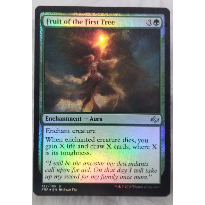 Magic The Gathering - Warden Of The First Tree (143/185) - Fate