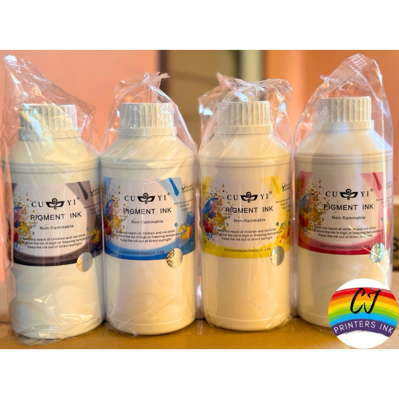 Cuyi Pigment Ink 500ML BCYM - For All Epson Printers | Shopee Philippines
