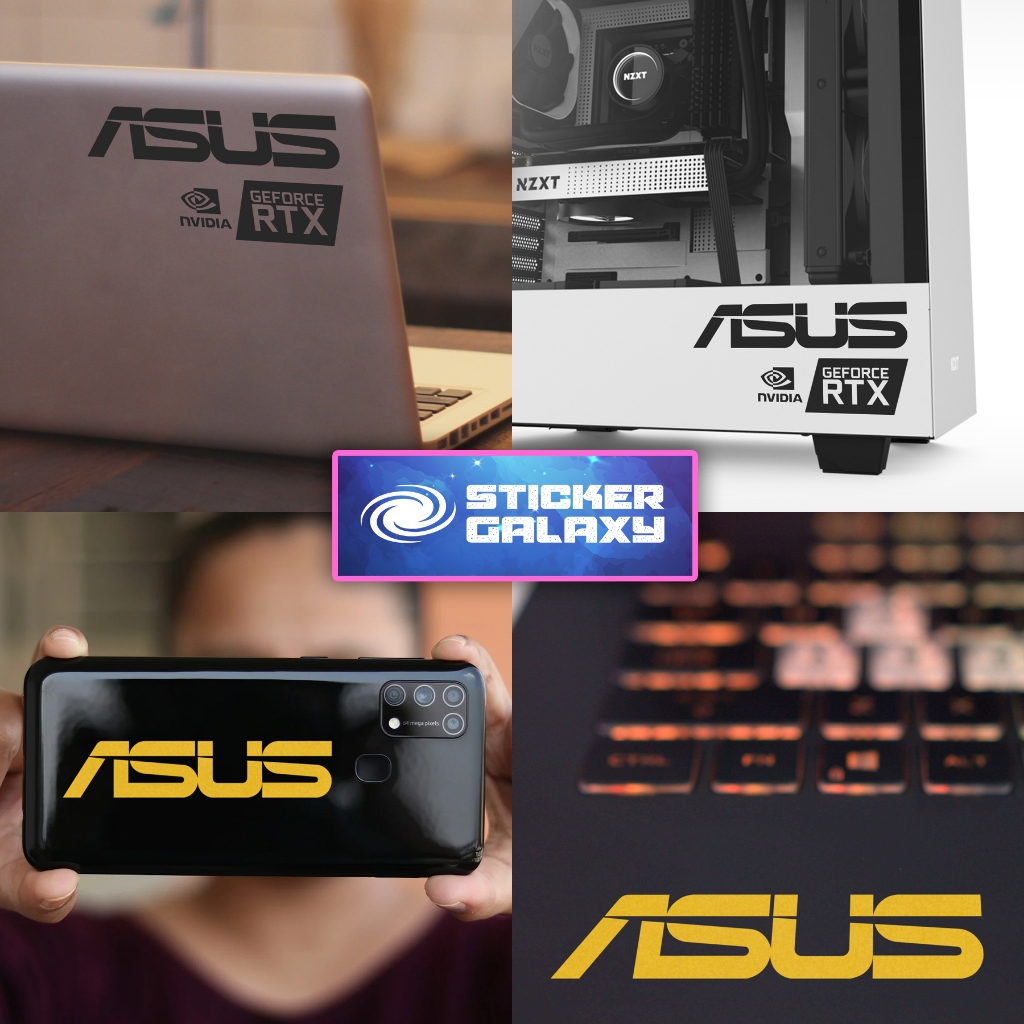 Asus WATERPROOF STICKER for pc gamer for pc case, laptop, cellphone ...
