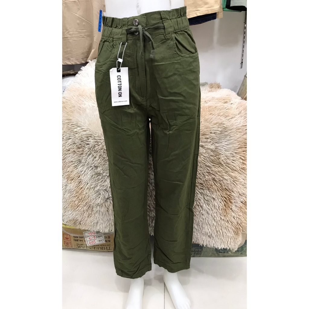 ELEGANT Cotton-On Trouser PANTS ( 2 packet) | Shopee Philippines