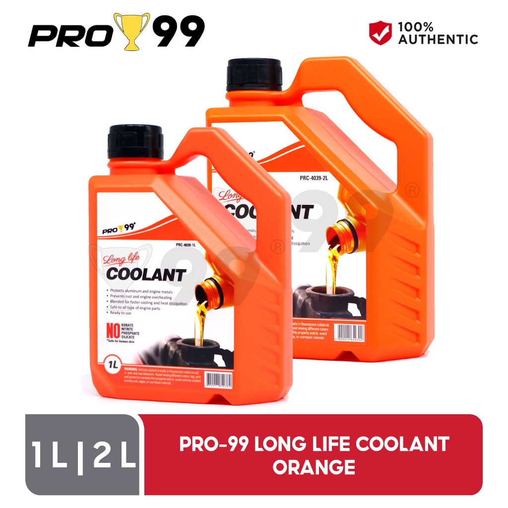 Pro-99 Long Life Coolant Orange - 1L ( 1 Liter ) 2L ( 2 Liters ...