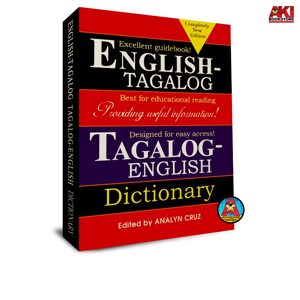 AUTHENTIC English-Tagalog Tagalog-English Dictionary Educational ...