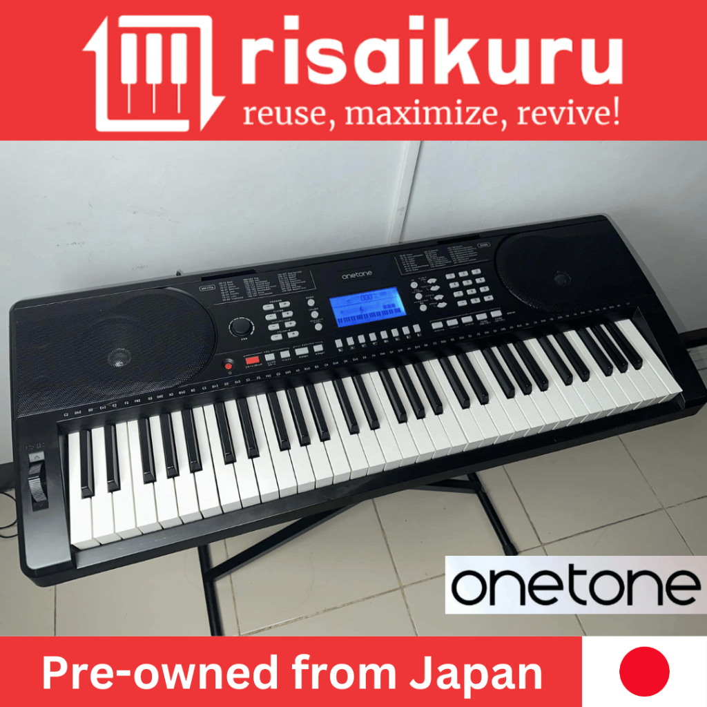 Onetone 61 Keys Semi Weighted Keyboard Piano Organ with Pitchbend ...