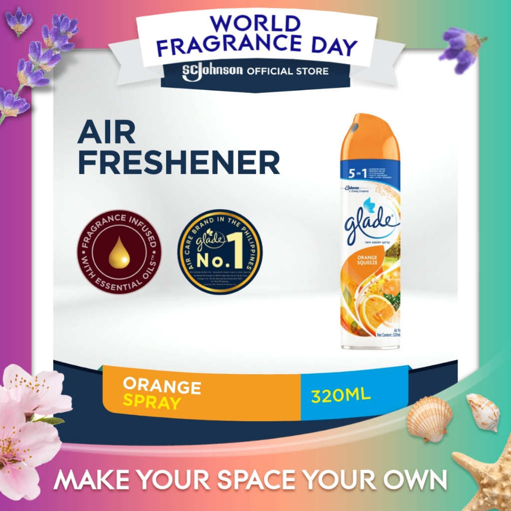 Glade Air Freshener Orange Squeeze 320ml Shopee Philippines