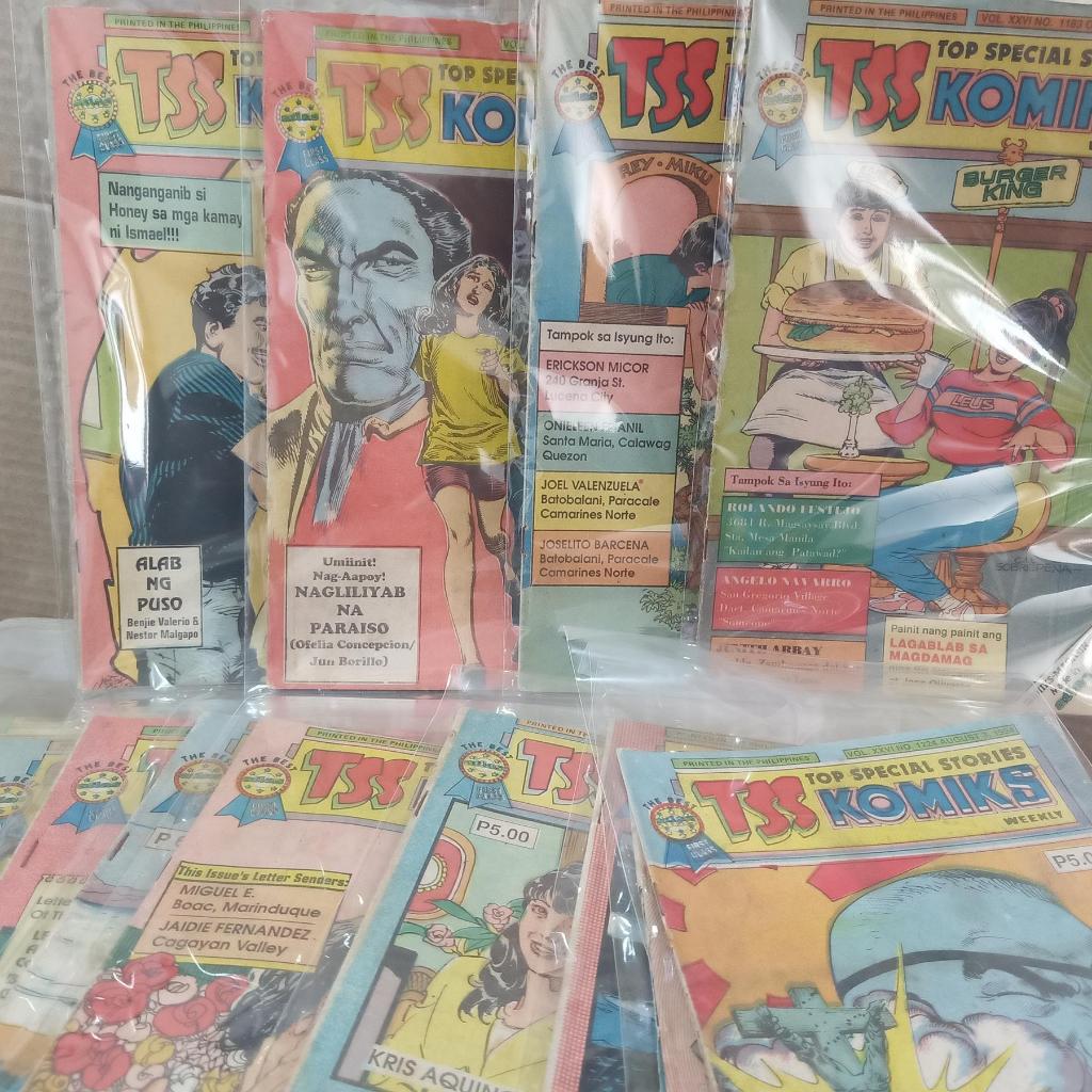 TSS Komiks from 1993 to 1995 - price per piece - vintage tagalog ...