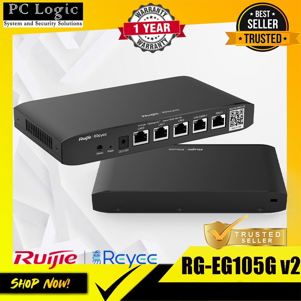 RG-EG105G v2 5 PORT GIGABIT CLOUD MANAGE ROUTER, SUPPORT 4 LAN | 2 WAN ...