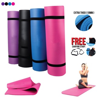 Vector-X Set of 2 Fitness Yoga Mat 8 MM Thick High Density Floor Soft Yoga  Mat Long Men & Women