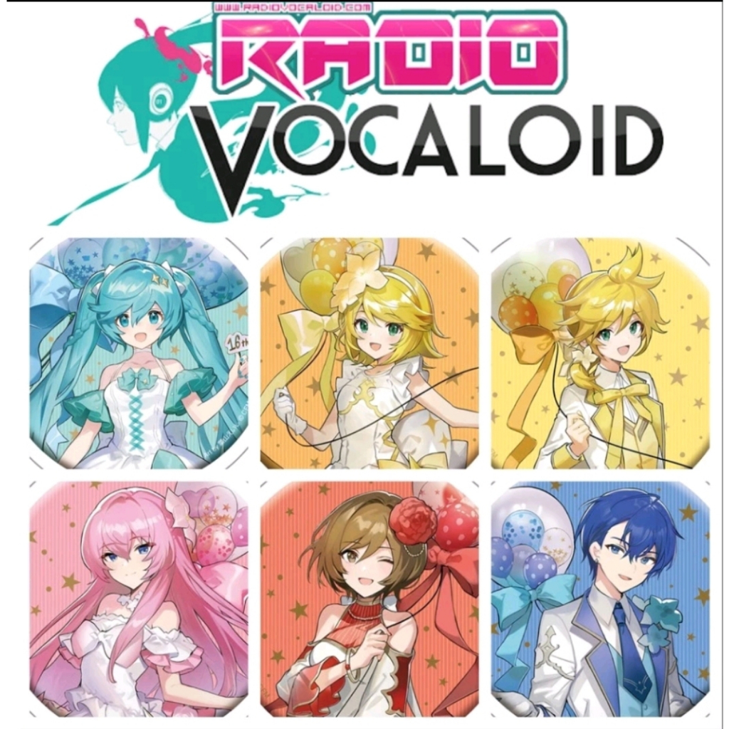 Vocaloid Anime: Vocaloid 16th Anniversary Birthday Button Pin 1.75 ...