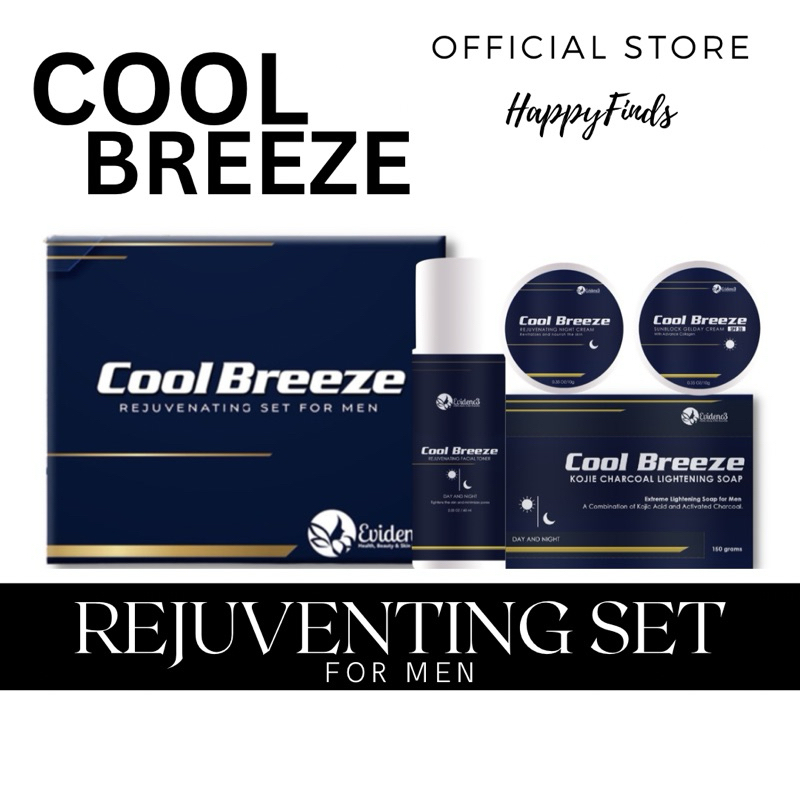 Original Cool Breeze Rejuvenating Set For Men With Freebie Shopee