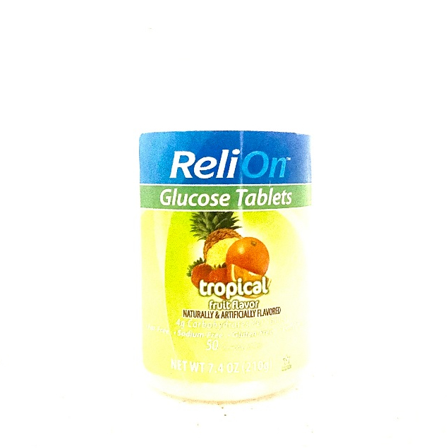 Relion Glucose Tablets Tropical Fruit 50 Tablets 74 Oz 210g Expiry Date 42025 Shopee