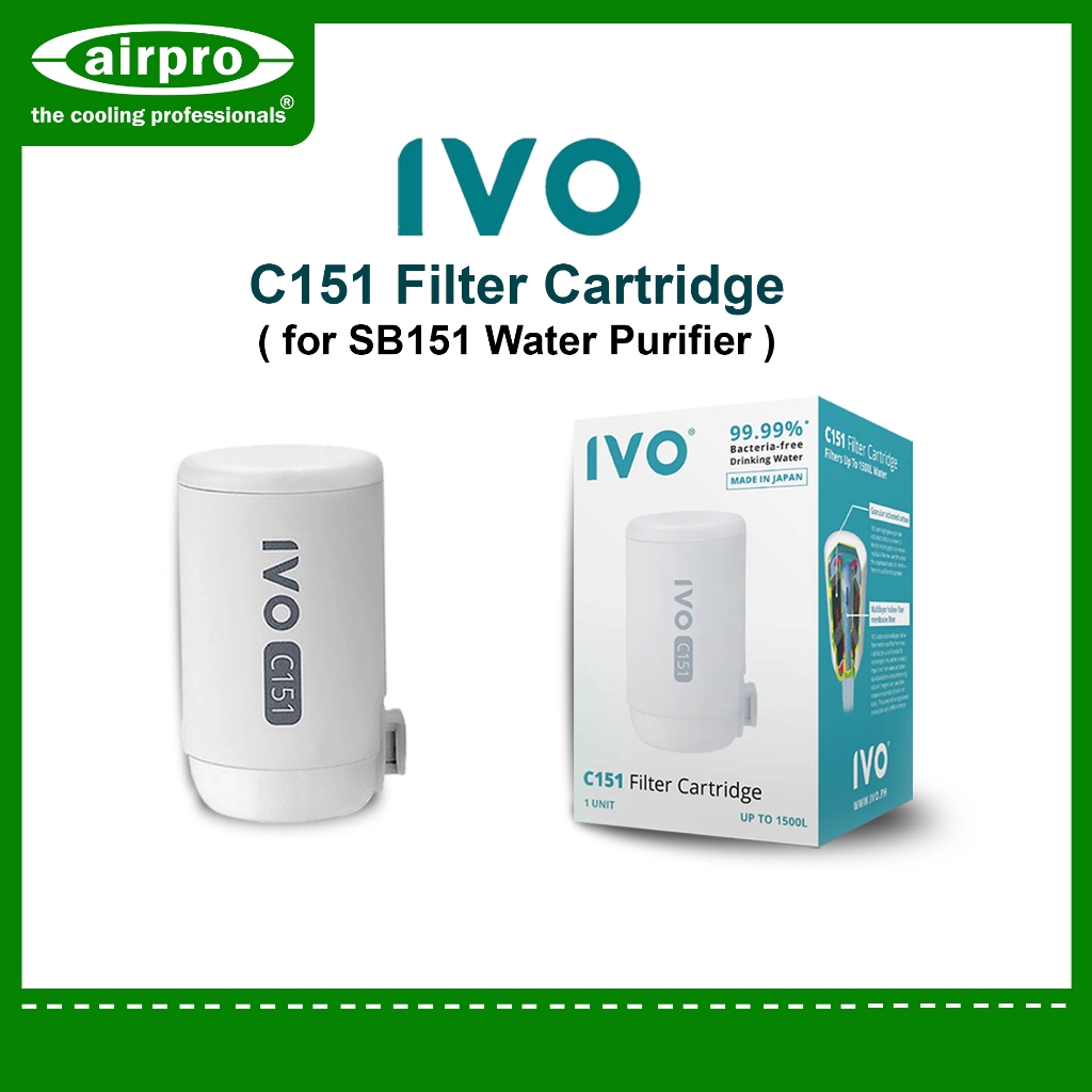 IVO C151 Faucet Mounted Water Purifier Cartridge 1500L Shopee Philippines