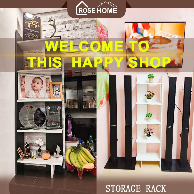 (COD)5/6 layer wooden bookshelf practical display rack living room ...