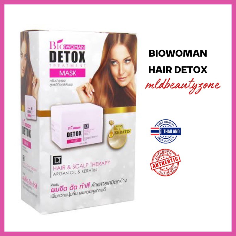 BIOWOMAN Detox Treatment Hair Mask FRM Thailand x 1 Sachet🇹🇭 | Shopee ...