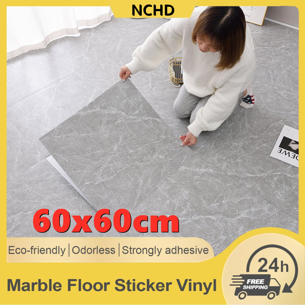 60X60cm 3D Vinyl Tile Flooring Self Adhesiv Waterproof Floor Sticker ...