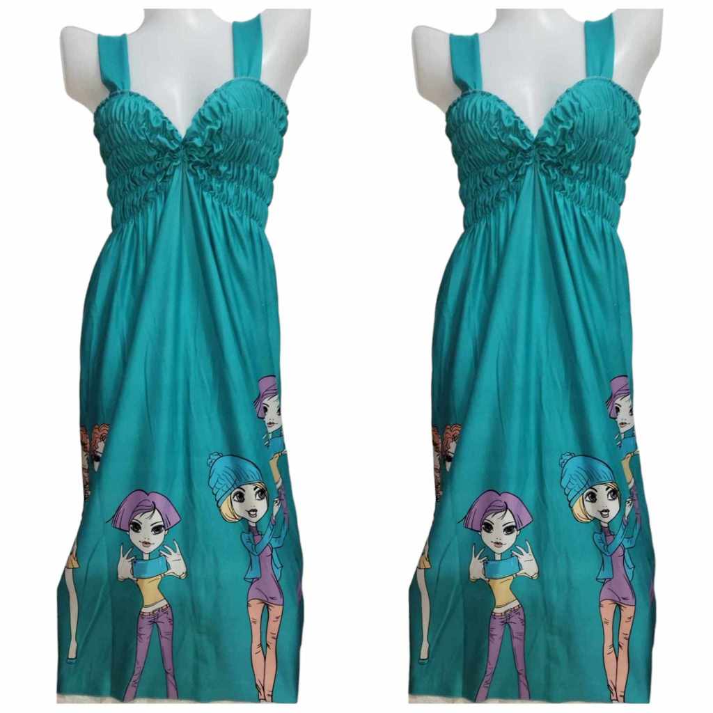 cleavage-long-dress-smmocked-dress-maternity-dress-shopee-philippines