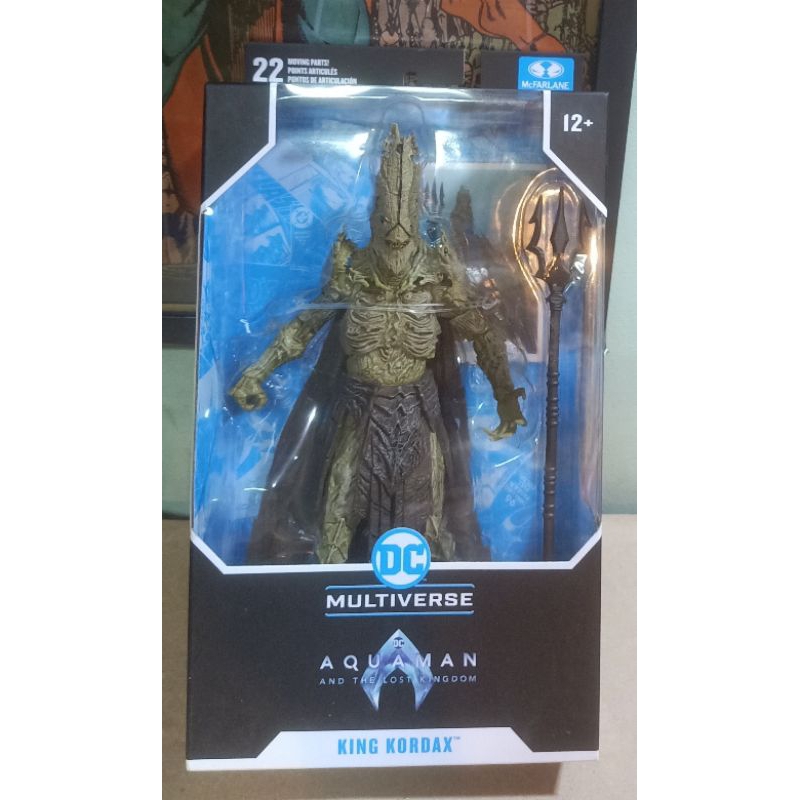McFarlane Toys DC Multiverse King Kordax – Figurine 17,8 Cm – Ultra Articulée Avec Trident Et Base