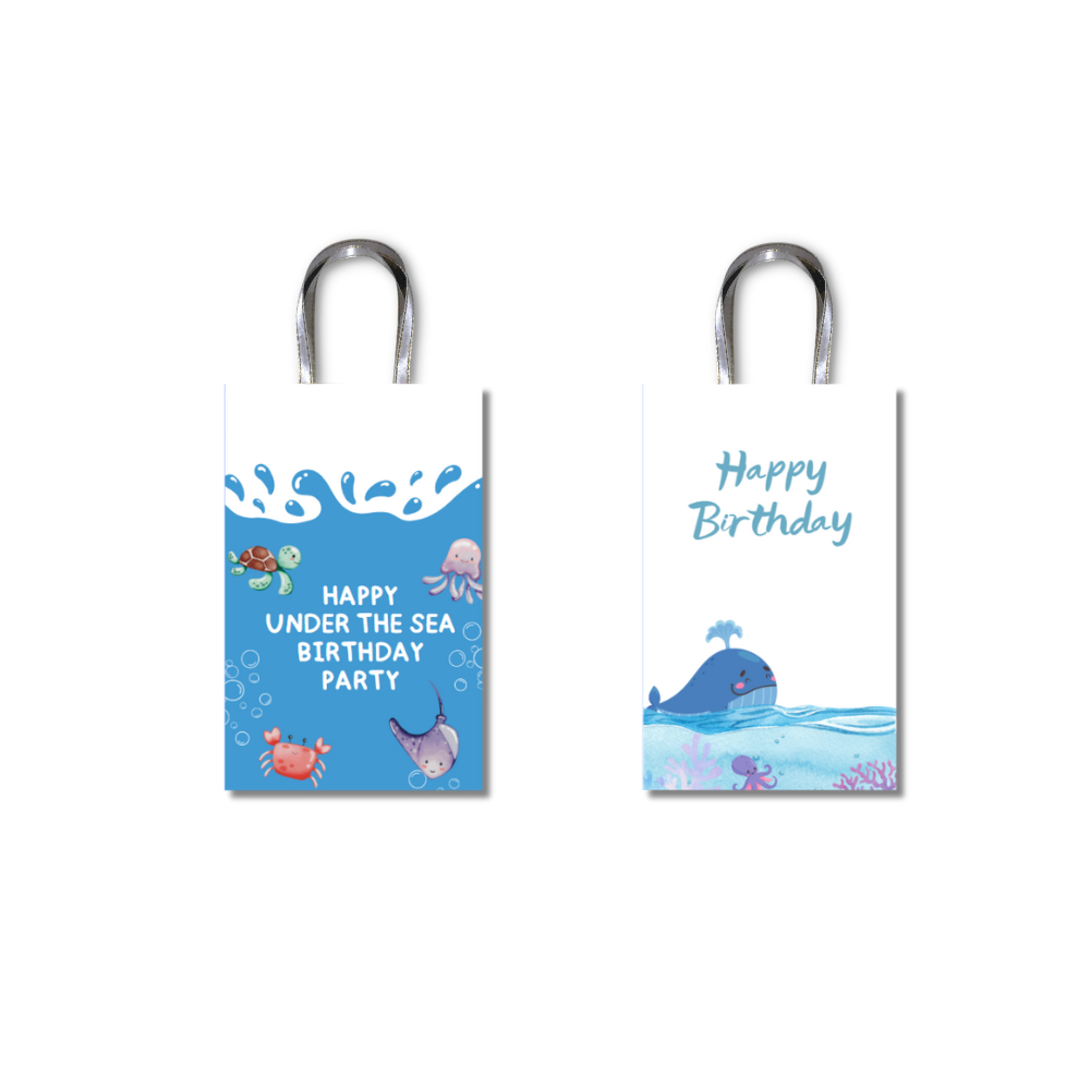 A&C Under the Sea Theme Candy Bag Happy Birthday Party Decorations ...