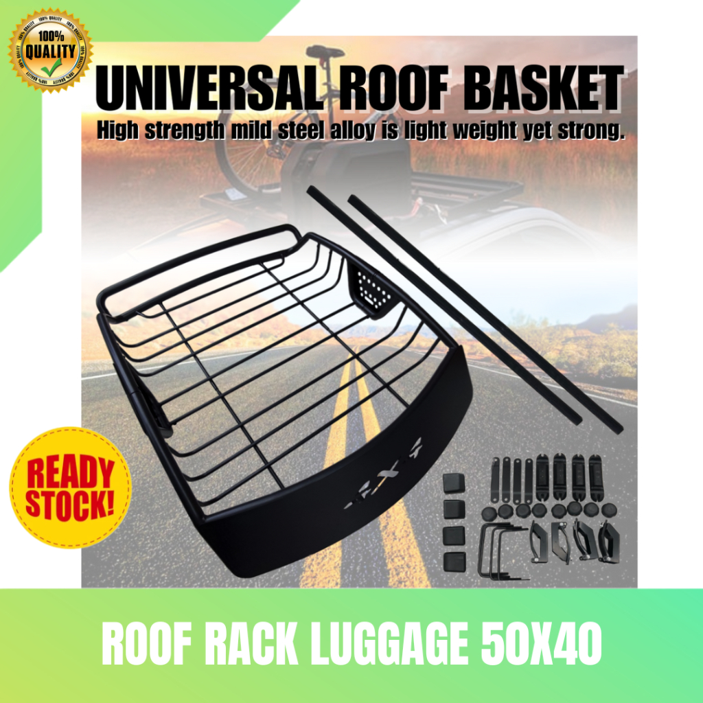 OC - Universal Roof Rack Basket Car Luggage Carrier Steel Cage Vehicle ...