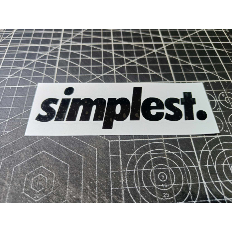 Simplest Decal Sticker | Shopee Philippines