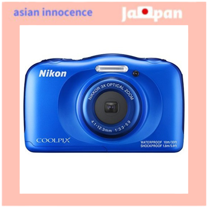 Direct from japan】 Nikon Digital Camera COOLPIX W100 Waterproof W100BL Coolpix  Blue | Shopee Philippines