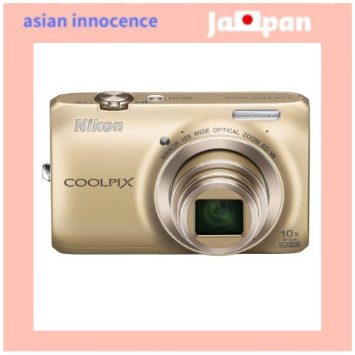 【美品】Nikon COOLPIX S6300 エレガントゴールドS6300GL Amazon | Nikon デジタルカメラ COOLPIX (クールピクス) S6300