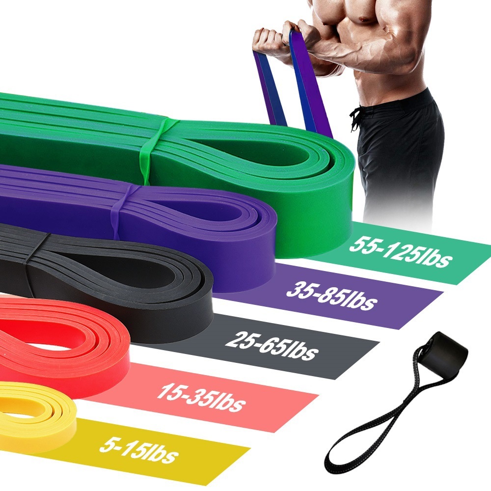 Elastic resistance band Pull-up auxiliary band Home Pilates stretching ...