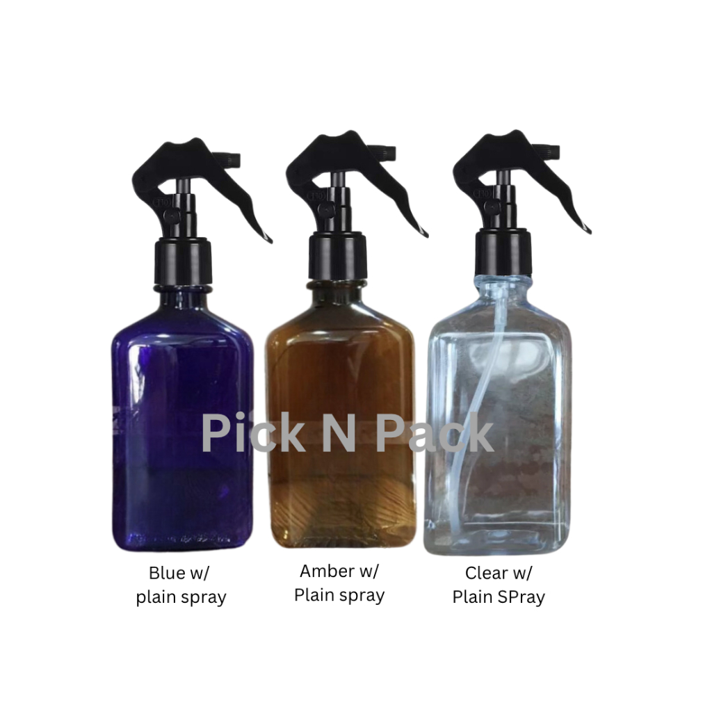 Plastic 200ml Rectangular Trigger Spray ( Empty) | Shopee Philippines