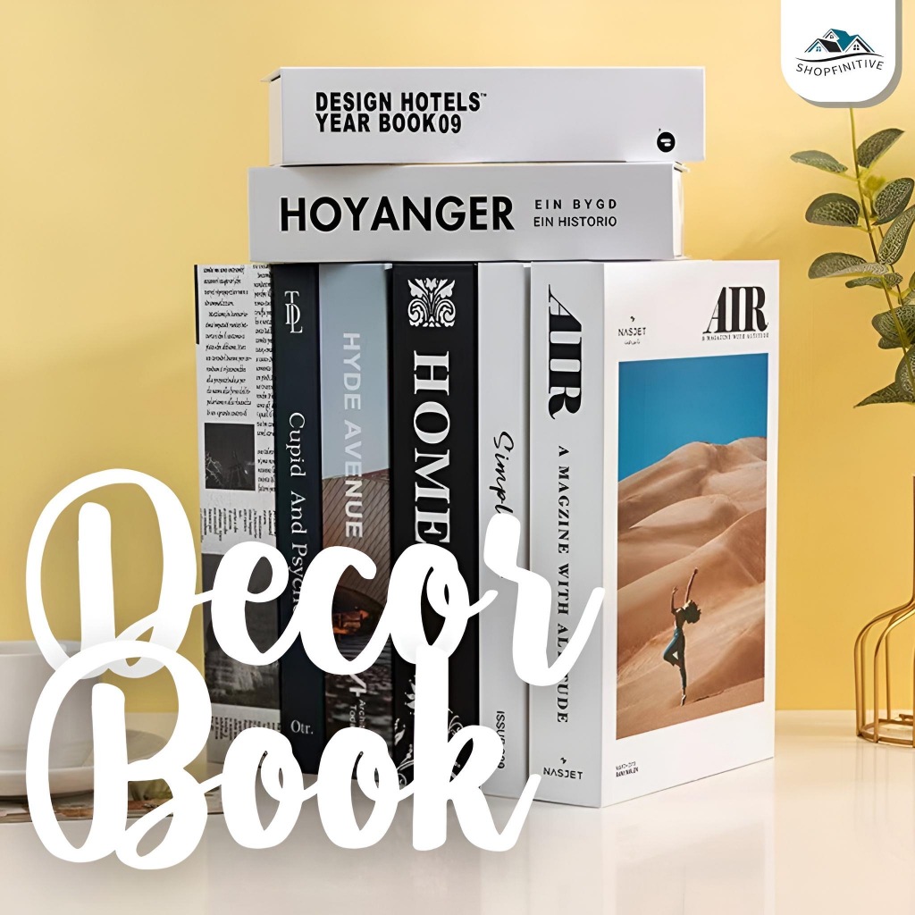 Decorative Simulation Book Photography Prop Display Books ForInterior ...