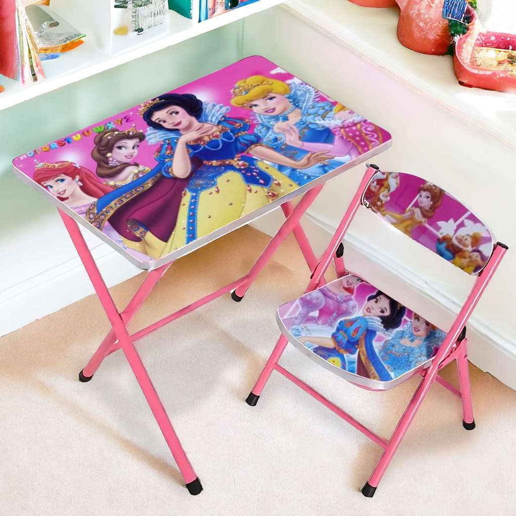 Kids folding chair with side table hotsell