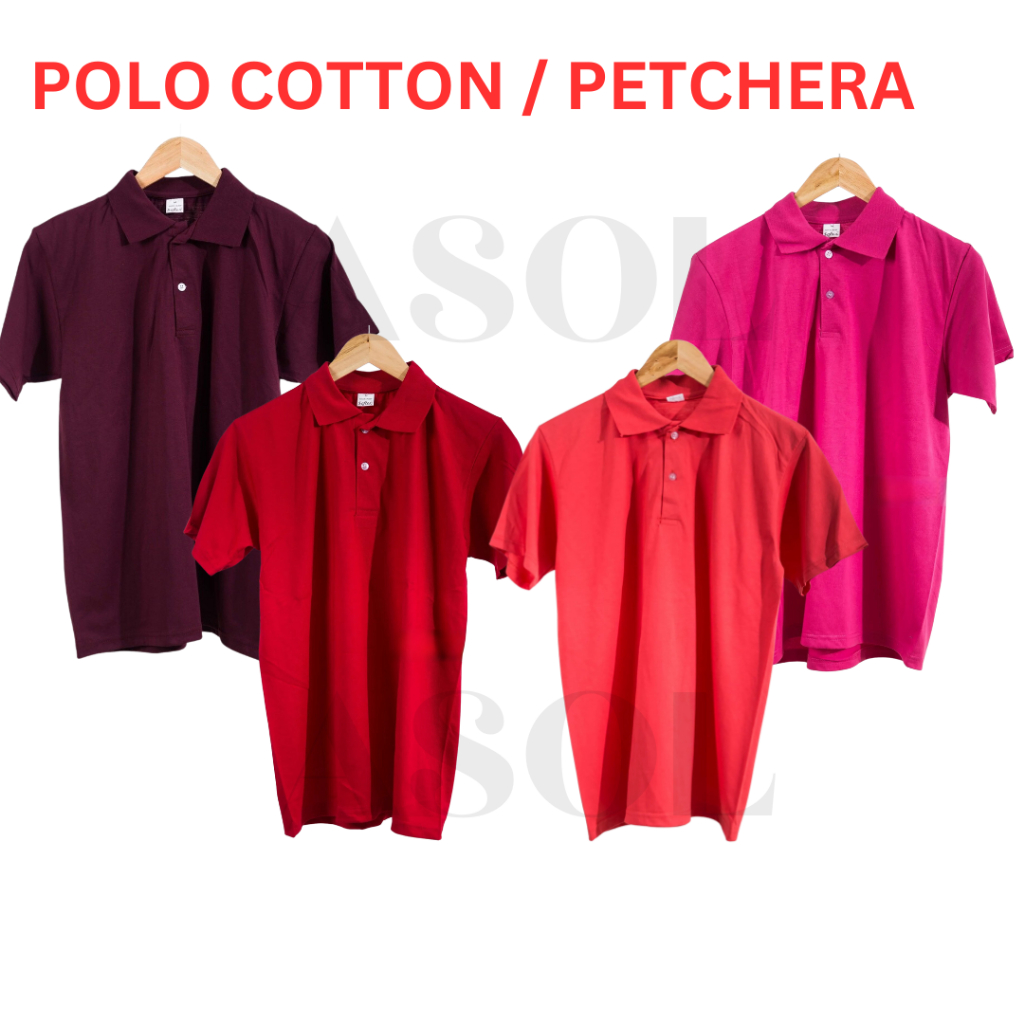 POLO COTTON | PETCHERA | UNISEX | SOFTEX, SOUTHPORT, WHISTLER | RED ...