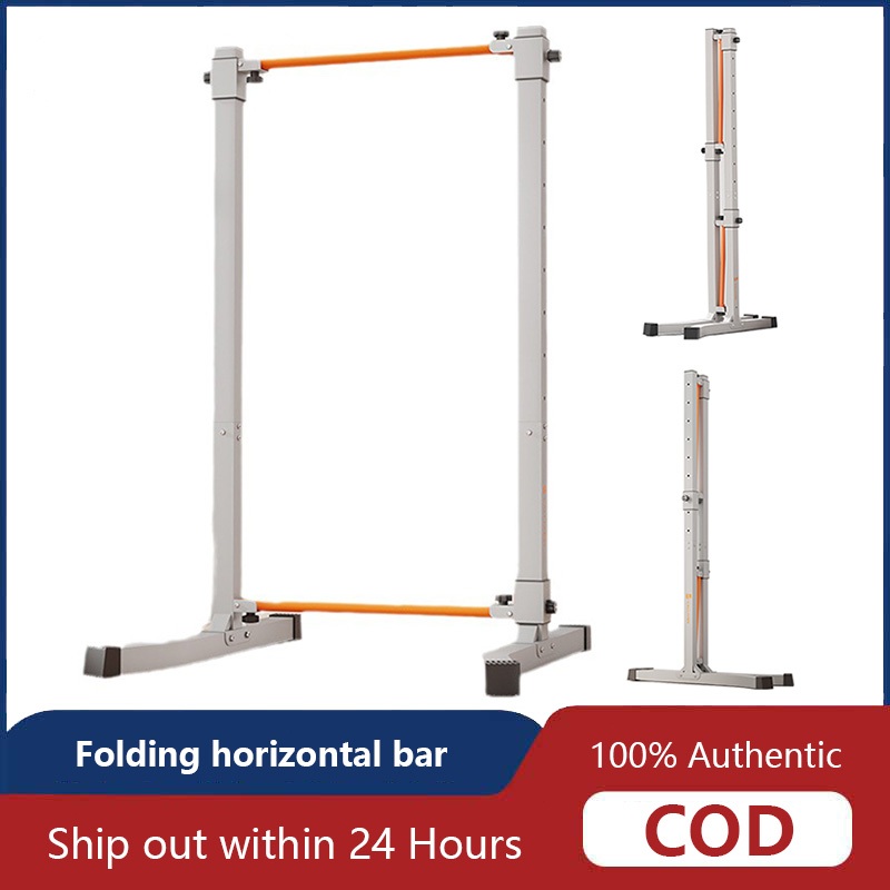 Horizontal bar indoor pull-up device folding single bar Stand Floor ...