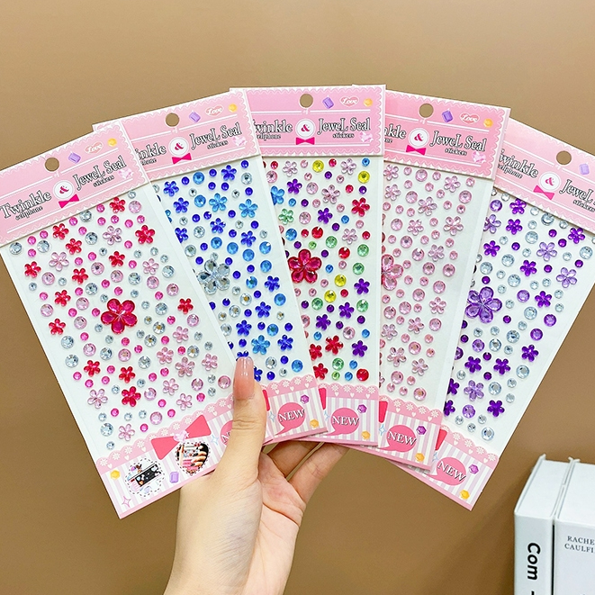 Self Adhesive Rhinestone Crystal Sticker Jewels Diamond Sticker ...