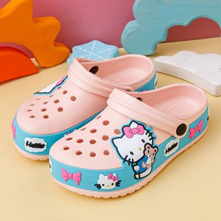 Adorable Hello Kitty Design Kids Hole Shoes Sandals (24-35) 