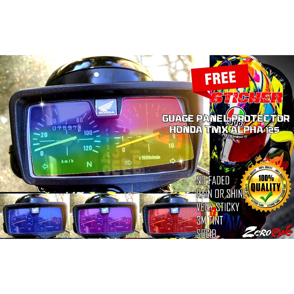 TMX 125 ALPHA Gauge Panel Protector | Shopee Philippines