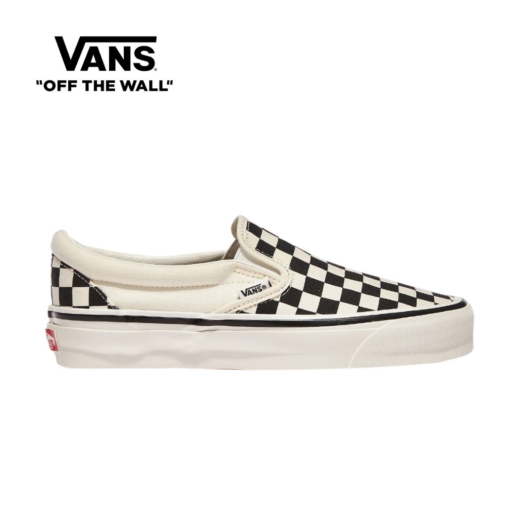 Mens slip on vans checkerboard best sale