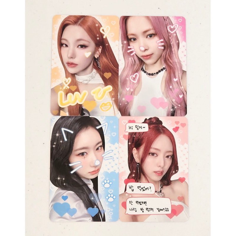 ONHAND] ITZY CRAZY IN LOVE OFFICIAL PHOTOCARDS • WITHDRAMA POB PC