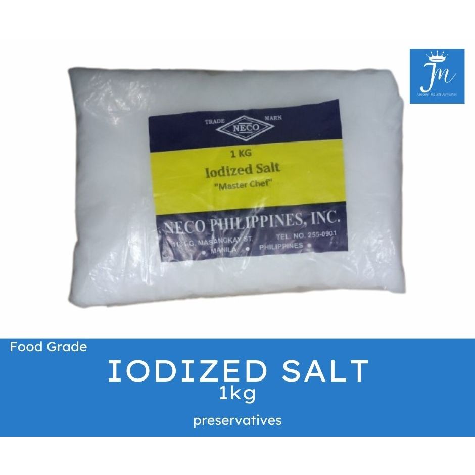 Iodized Salt Master Chef, 1kg | Shopee Philippines