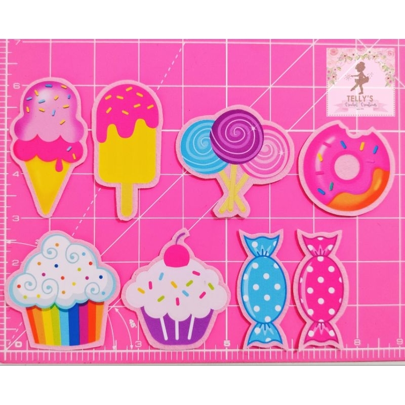 Mini candyland printed applique | Shopee Philippines