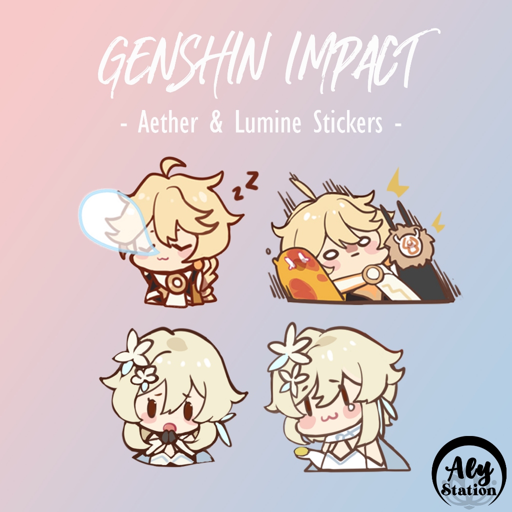 Genshin Impact Aether Stickers | Shopee Philippines