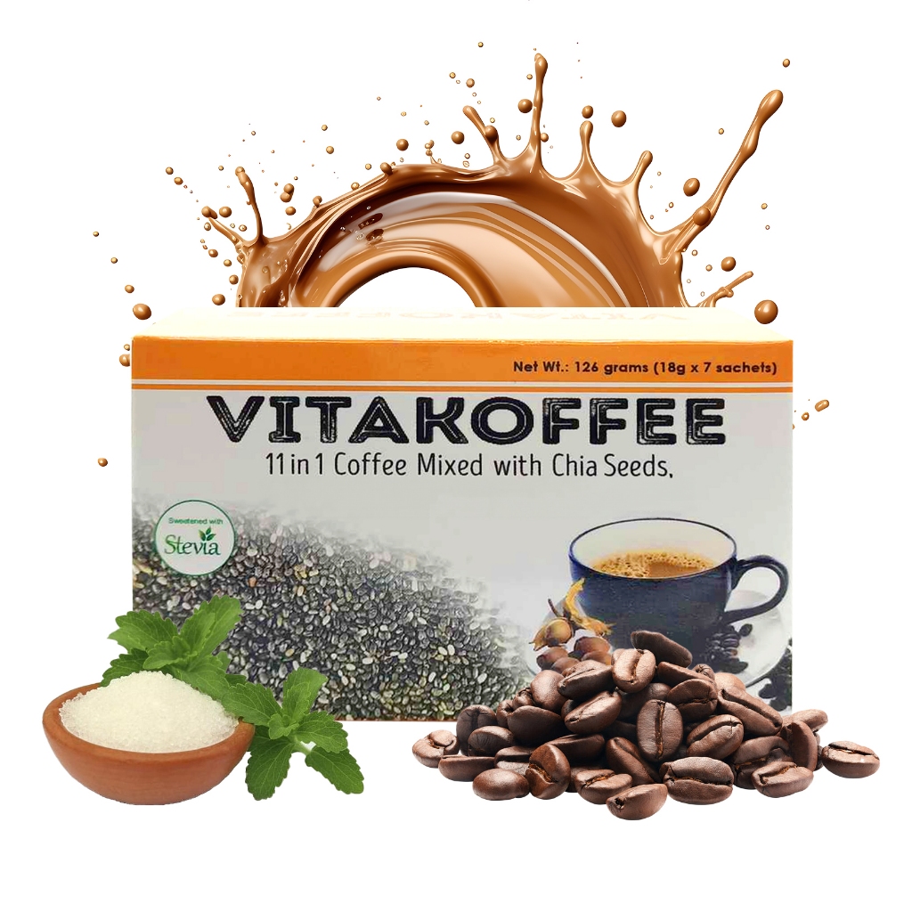 Rana Pharmaceutical - Vitakoffee 11in1 Coffee 7 Sachets with Chia Seeds ...