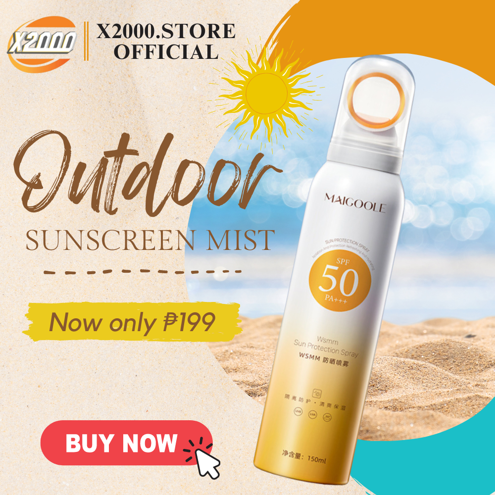 150ml High Power Sunscreen Spray Face and Body SPF50 PA++++ With UV ...