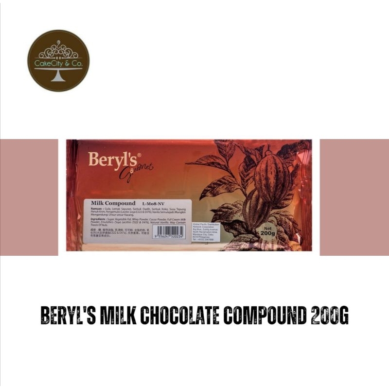 Beryls Milk chocolate compound 200g | Shopee Philippines