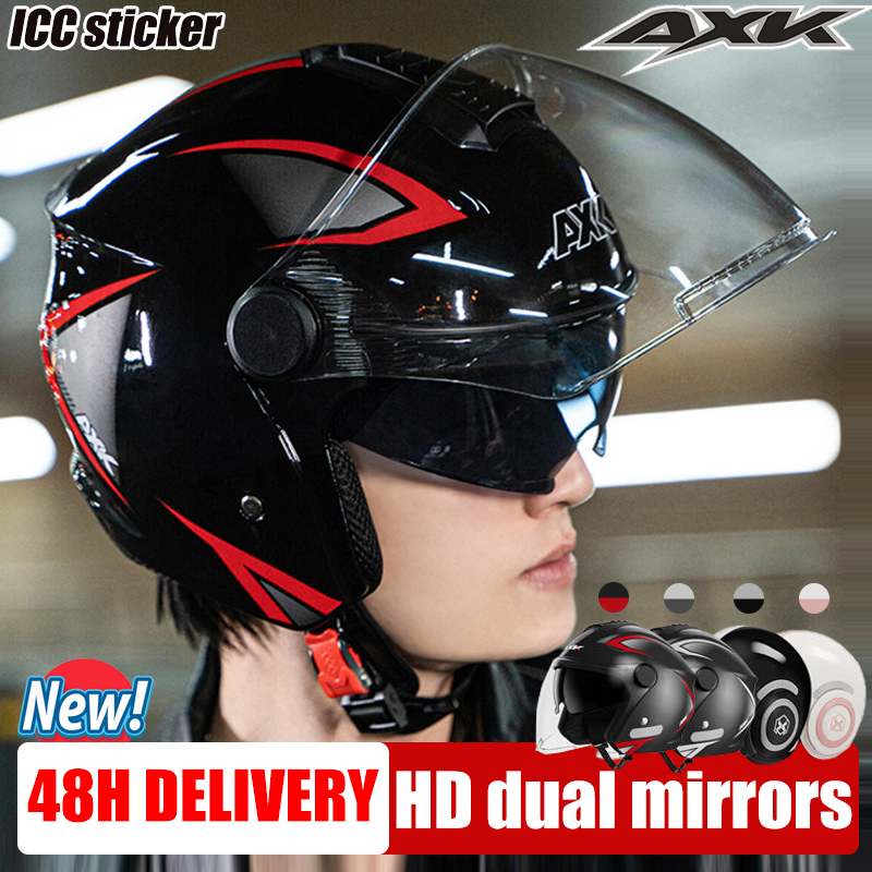 62cm motorcycle helmet Favoto Full Face With Dynamic Rear Wing Lightweight quad Zonasyrn Motorcycle Helmet - DOT