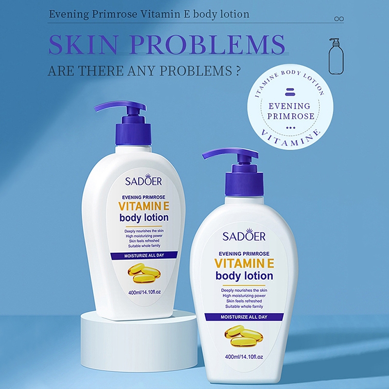 SADOER Evening Primrose Vitamin E body lotion