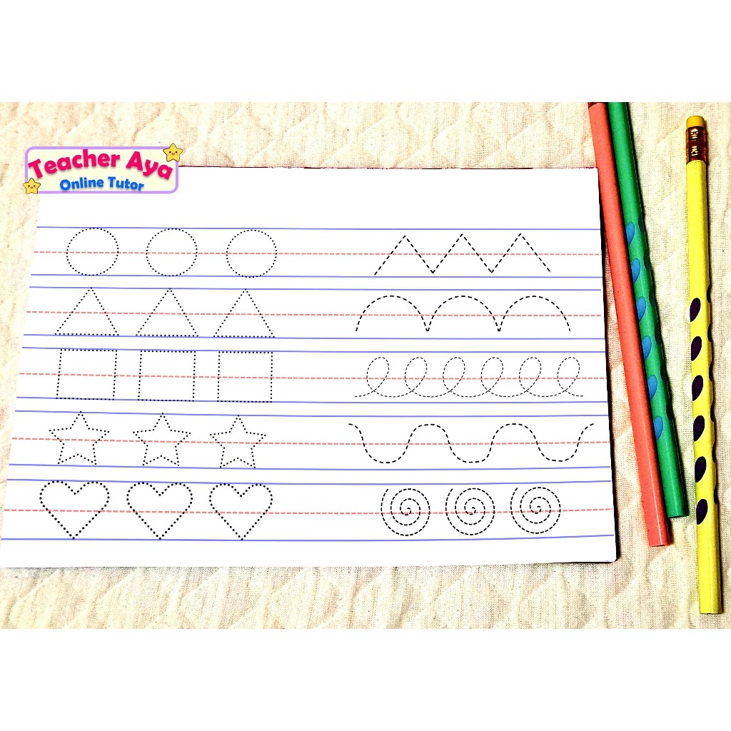 Tracing pad name personalized cursive and non cursive letters