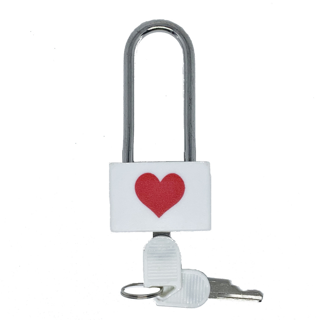 Love Couple Lock Long Handle Couple Lock Locker Anti-Theft Copper ...
